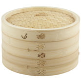2 Tier Bamboo Steamer Basket