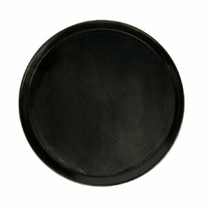 Black Cast Iron Pizza Tray